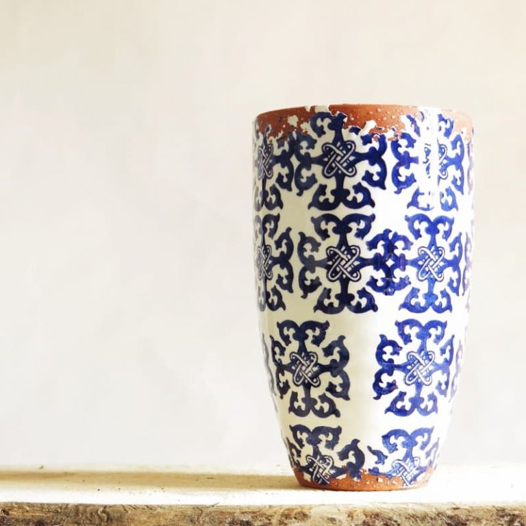 Jarron ceramica Indochina marino
