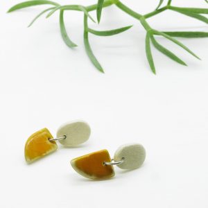 Pendientes Anona joyería cerámica