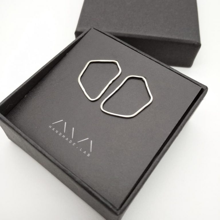 Pendientes plata Geometry