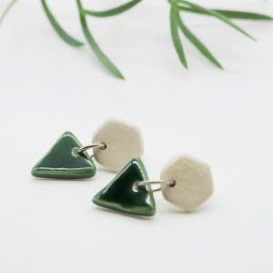 Pendientes cerámica artesanal Frutipan