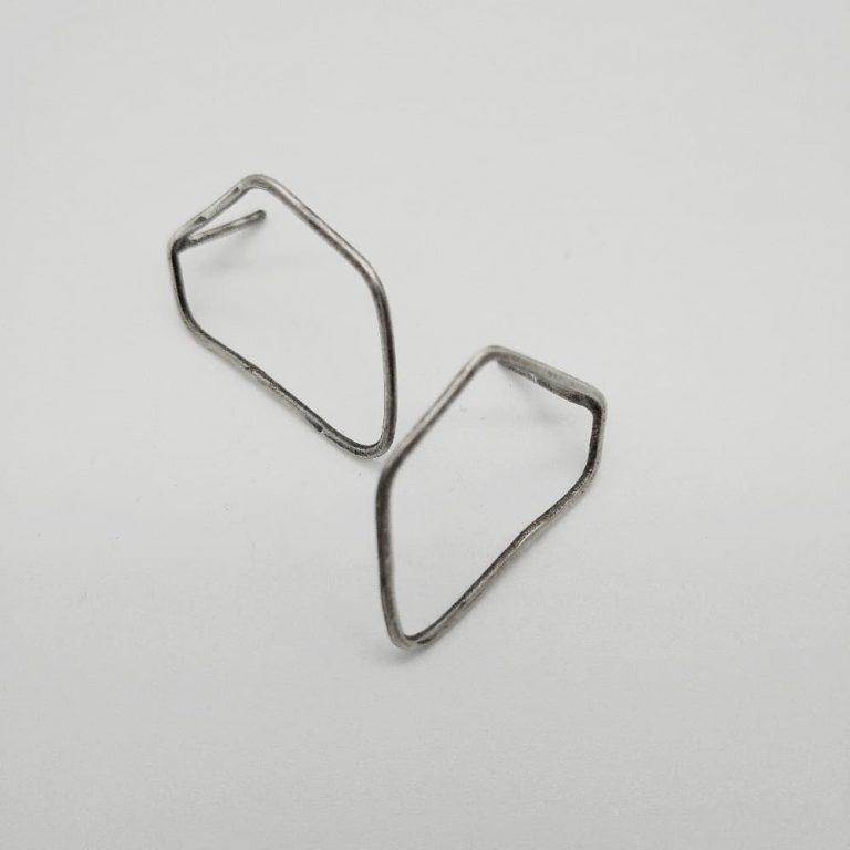 Pendientes plata Geomtry Atelier Tropical
