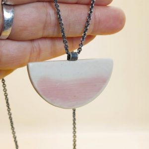 Colgante cerámica y plata
