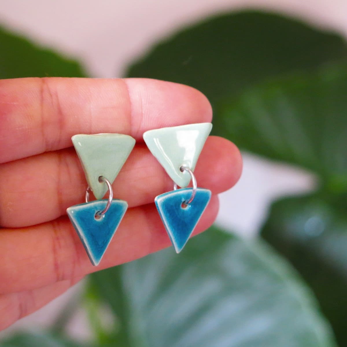 Pendientes cerámica handmade Atelier Tropical