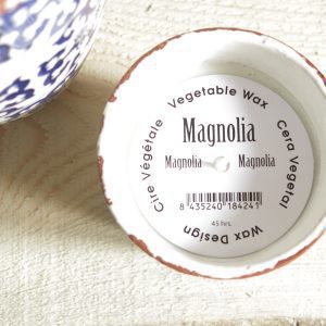 Vela aromática artesanal magnolia