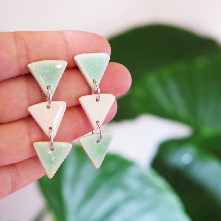 Pendientes cerámica Kaffir